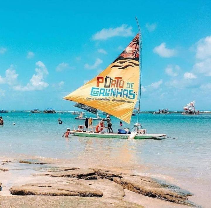 Lindo Apartamento Porto De Galinhas - Ipojuca - Com Churrasqueira E Piscina Bagian luar foto